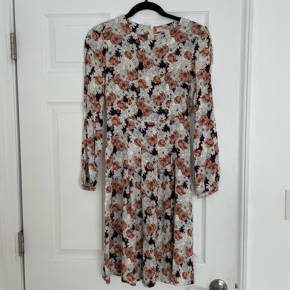 Forever 21, Long Sleeve, Floral dress, Size XS